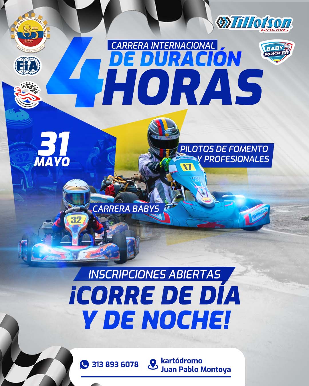 Carrera de Duración - Categoria Baby